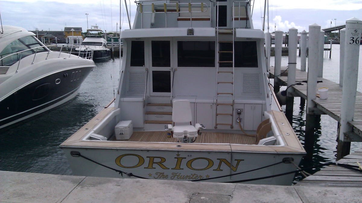 Motor Yacht Orion The Hunter Bahamas Fishing Boat