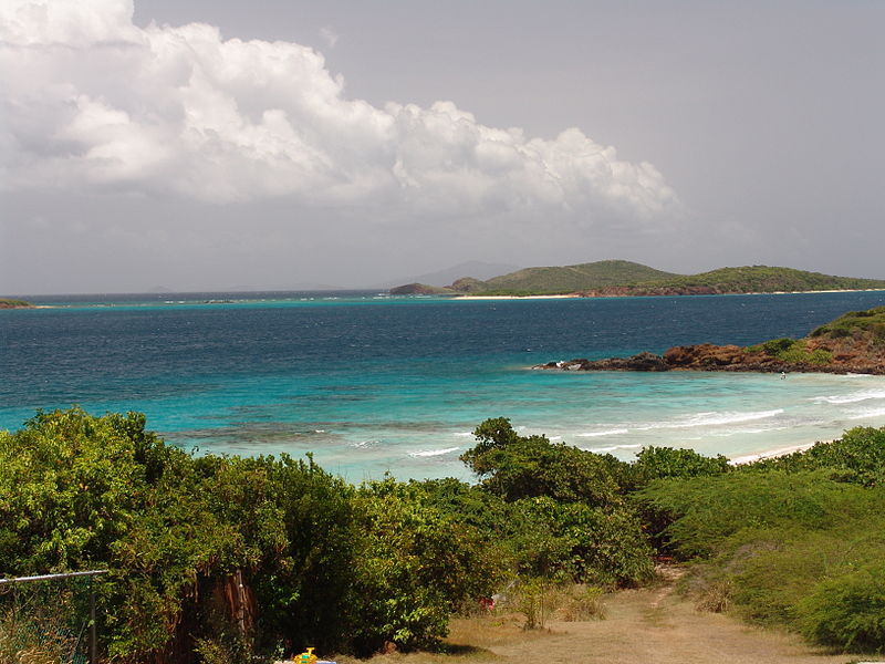 Beach at Culebra Island, Spanish Virgin-Islands Yacht Charter