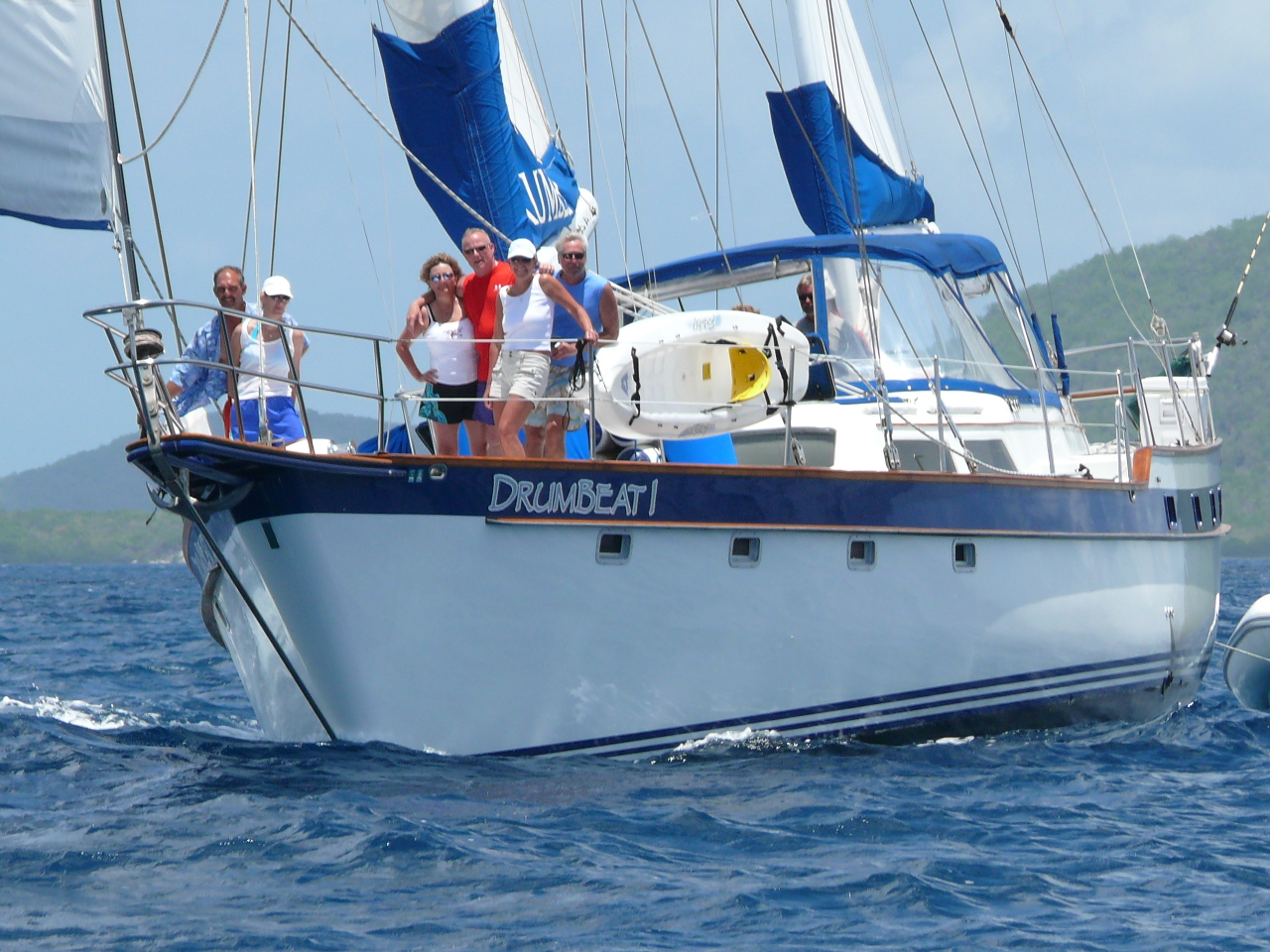 Sailboat Charter Drumbeat 1: In the BVI!