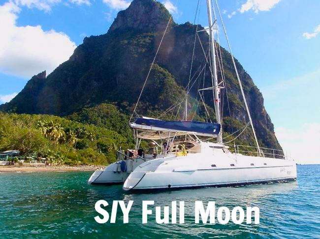 BVI Captain Only Charter with Full Moon