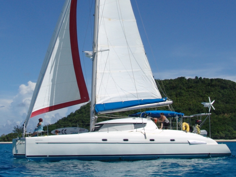 catamaran sailing vacation Caribbean