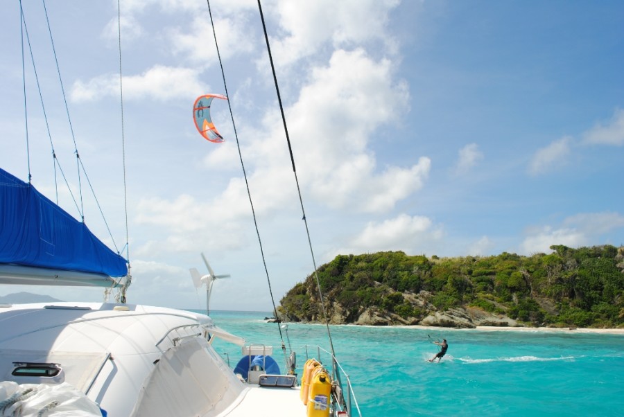 Kitesurfing Caribbean Yacht Charter