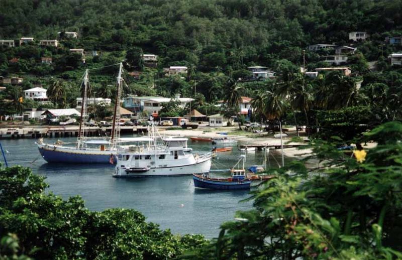 Port Elizabeth, capital of Bequia in The Grenadines