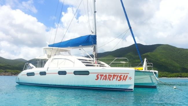 BVI Catamaran Charter STARFISH SPECIAL