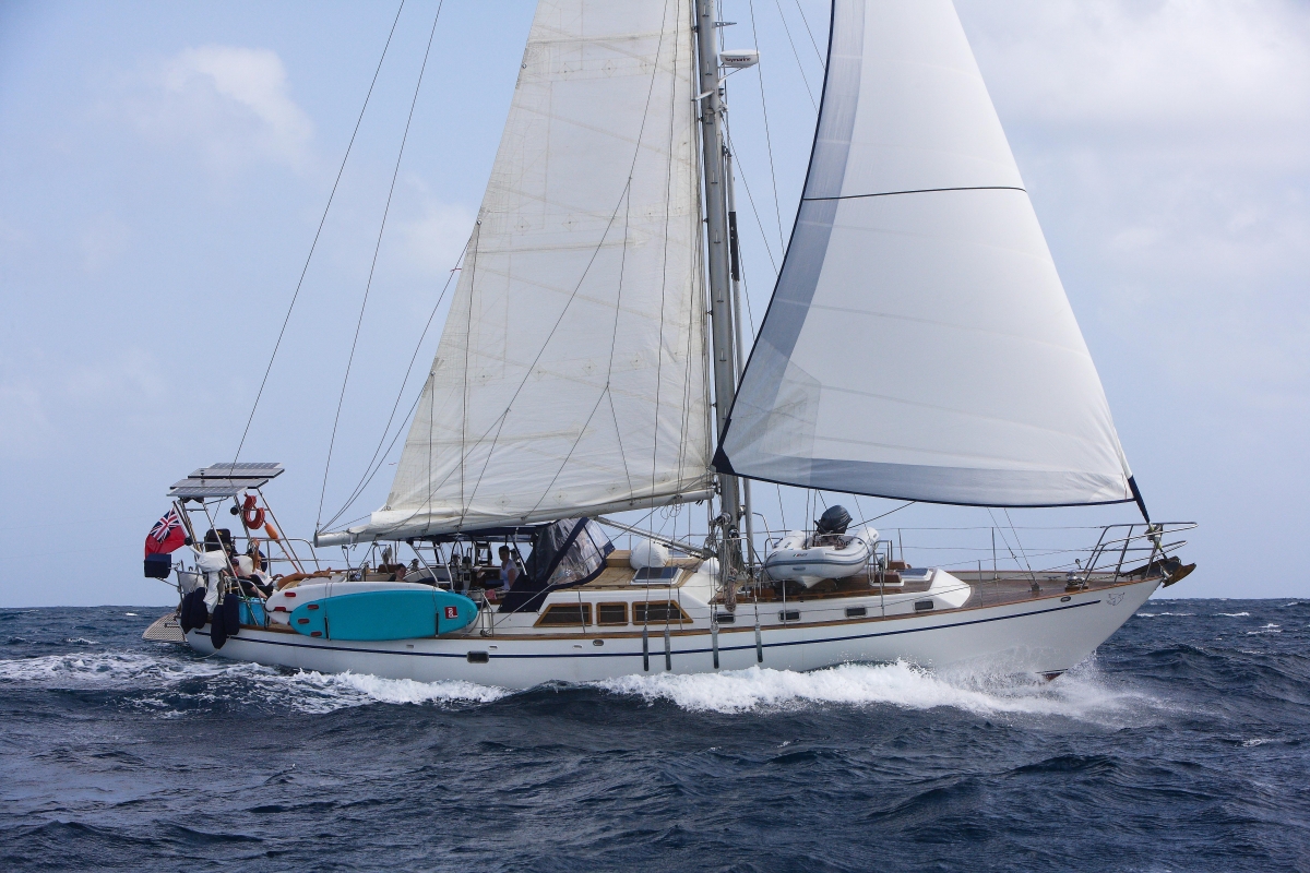 Caribbean sailing yacht charter THE DOVE