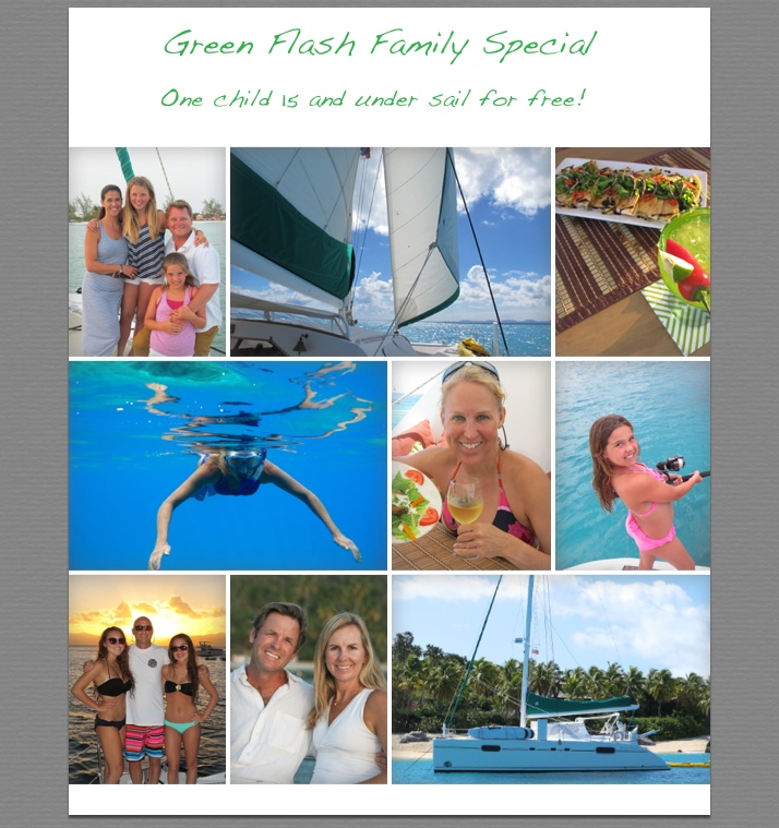 Honeymoon Sailing Vacation onboard “Green Flash”