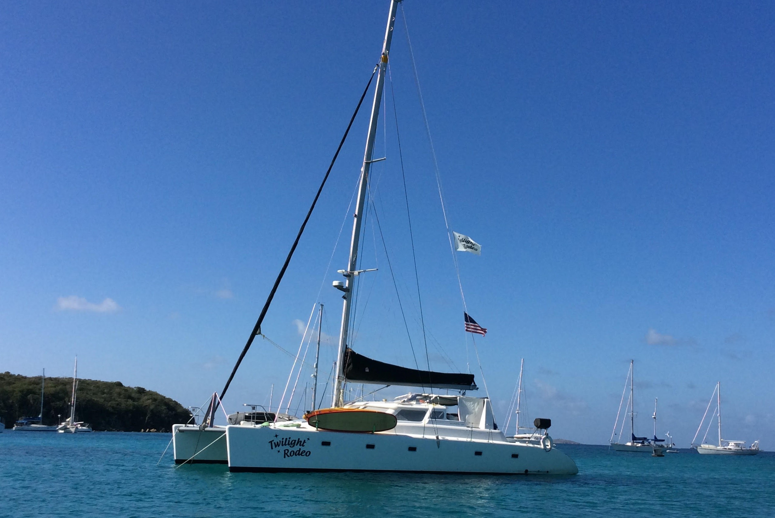 Virgin Islands Yacht Charter Twilight Rodeo