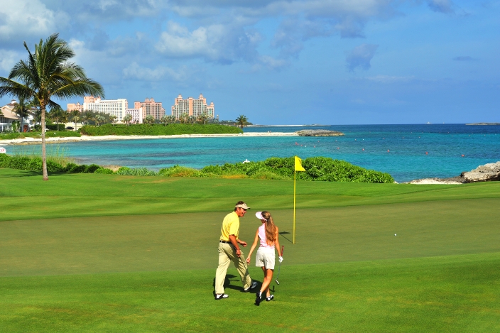 Ocean Club Golf Course, play golf after your Exuma Bahamas charter